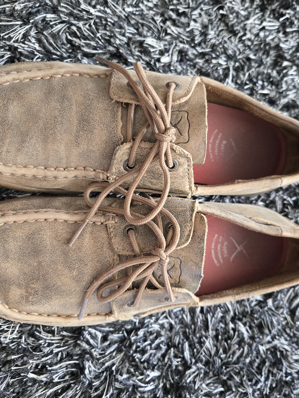 Twisted X Women's Tan Moccasin Lace-Up Shoes
